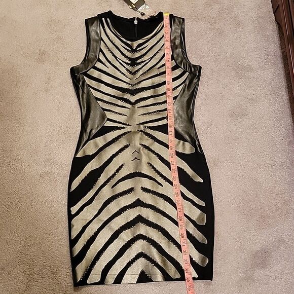 NWT Alberto Mikali zebra bodycon dress - Picture 7 of 13